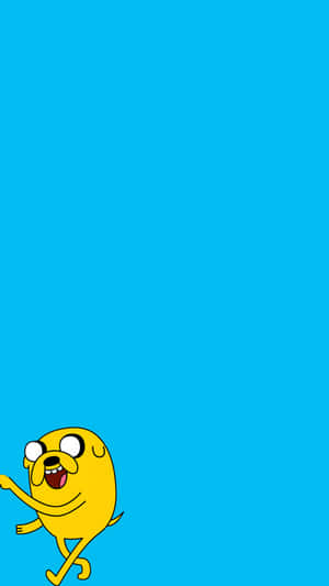 Jake The Dog Cute Matching Best Friend Wallpaper Wallpaper