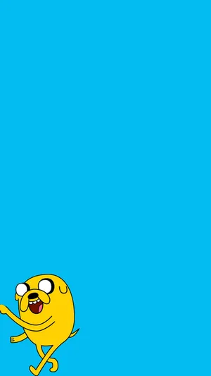 Jake The Dog Cute Matching Best Friend Wallpaper Wallpaper