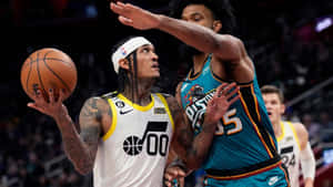 Jalen Duren Basketball Action Wallpaper