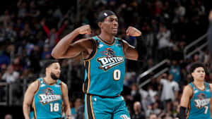 Jalen Duren Dominates On Court Wallpaper