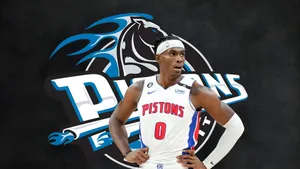 Jalen Duren Pistons Spotlight Wallpaper