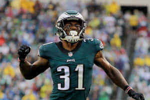 Jalen Mills Eagles Defensive Celebration Wallpaper