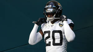 Jalen Ramsey In Full Spirit During Play Wallpaper