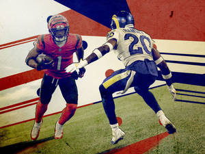 Jalen Ramsey Rams And Ja Marr Chase Bengals Wallpaper