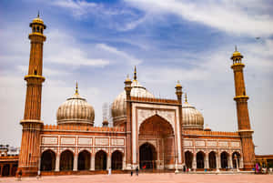 Jama_ Masjid_ Delhi_ Architecture Wallpaper