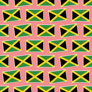 Jamaica_ Flag_ Pattern_ Background Wallpaper