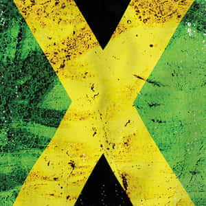 Jamaican_ Flag_ Grunge_ Texture Wallpaper