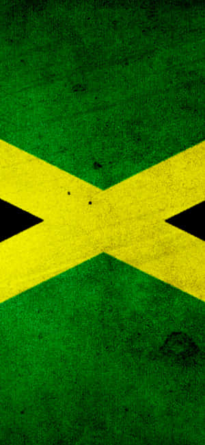 Jamaican Flag Textured Background Wallpaper