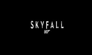 James Bond Skyfall Title Screen Wallpaper