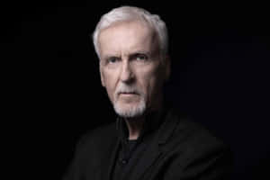 James Cameron Portrait Dark Background Wallpaper