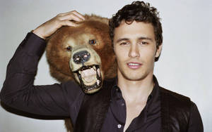 James Franco Bear Head Wallpaper