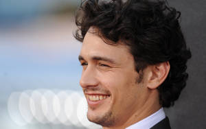 James Franco Candid Smiling Wallpaper