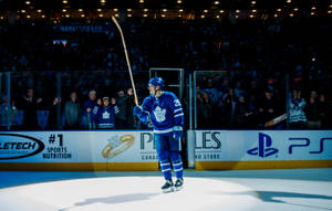 James Van Riemsdyk And Hockey Fans Wallpaper