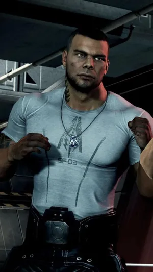 James Vega - Mass Effect's Intrepid Soldier Wallpaper