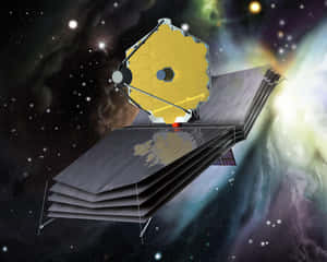 James Webb Space Telescope In Orbit Wallpaper