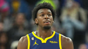 James Wiseman Basketball Player Portrait Wallpaper