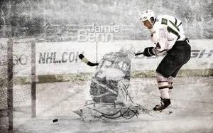 Jamie Benn Fan Edited Poster Wallpaper