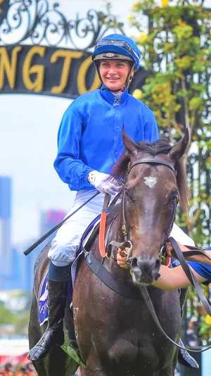 Jamie Kah In Action On The Racetrack Wallpaper