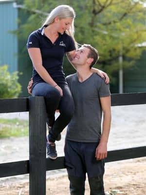 Jamie Kah Riding To Victory Wallpaper