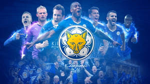 Jamie Vardy Champions 2016 Leicester Wallpaper