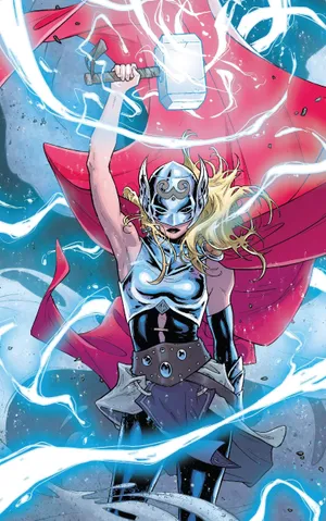 Jane Foster As The Mighty Thor, Goddess Of Thunder Wallpaper