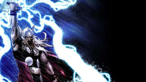 Jane Foster In Thunderous Action Wallpaper