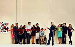 Jane Lynch Graffiti Glee Poster Wallpaper