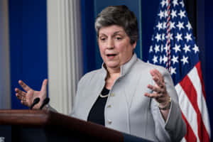 Janet Napolitano Arms Open Wallpaper