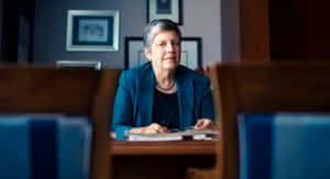 Janet Napolitano Looking At The Camera Wallpaper