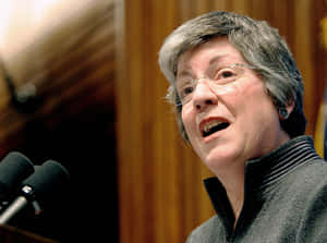 Janet Napolitano Speaking Publicly Wallpaper