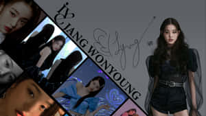 Jang Wonyoung Collage Fan Art Wallpaper