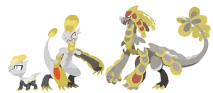 Jangmo-o Evolution Chain Wallpaper