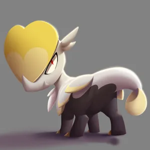 Jangmo-o With Large Head Plate Wallpaper