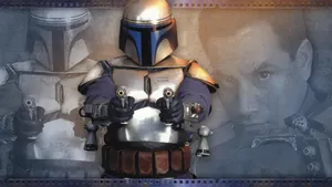 Jango Fett In Action Wallpaper