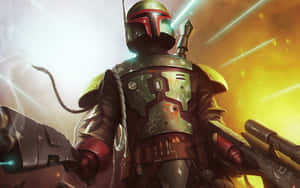 Jango Fett, The Legendary Mandalorian Bounty Hunter Wallpaper