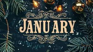 January Winter Aesthetic Theme Wallpaper