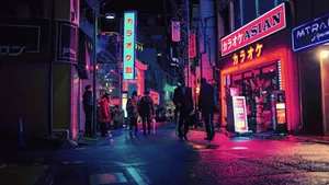 Japan 4k Neon Lights Wallpaper