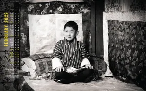 Japan Black And White Young Boy Wallpaper