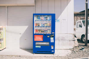 Japanese Aesthetic Vending Machine Desktop Wallpaper