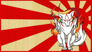 Japanese Traditional Art Okami Wallpaper