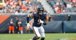 Jaquan Brisker Chicago Bears Game Action Wallpaper