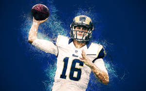 Jared Goff Digital Art Wallpaper