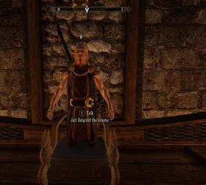 Jarl Balgruuf The Greater In Conversation At Dragonsreach Wallpaper