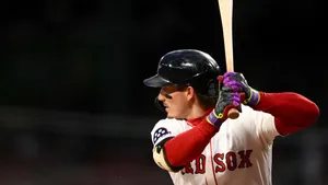 Jarren Duran At Bat Wallpaper