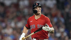 Jarren Duran Batting Action Wallpaper