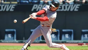 Jarren Duran Batting Action Wallpaper