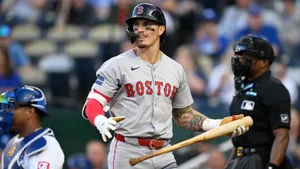 Jarren Duran Batting Moment Wallpaper