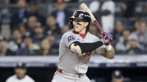 Jarren Duran Batting Stance Wallpaper