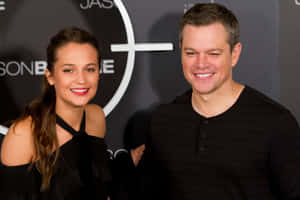 Jason Bourne Movie Premiere Smiling Cast Members Wallpaper