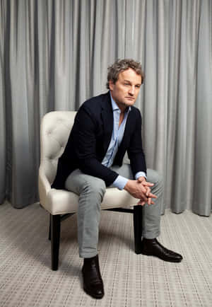 Jason Clarke Elegant Portrait Wallpaper